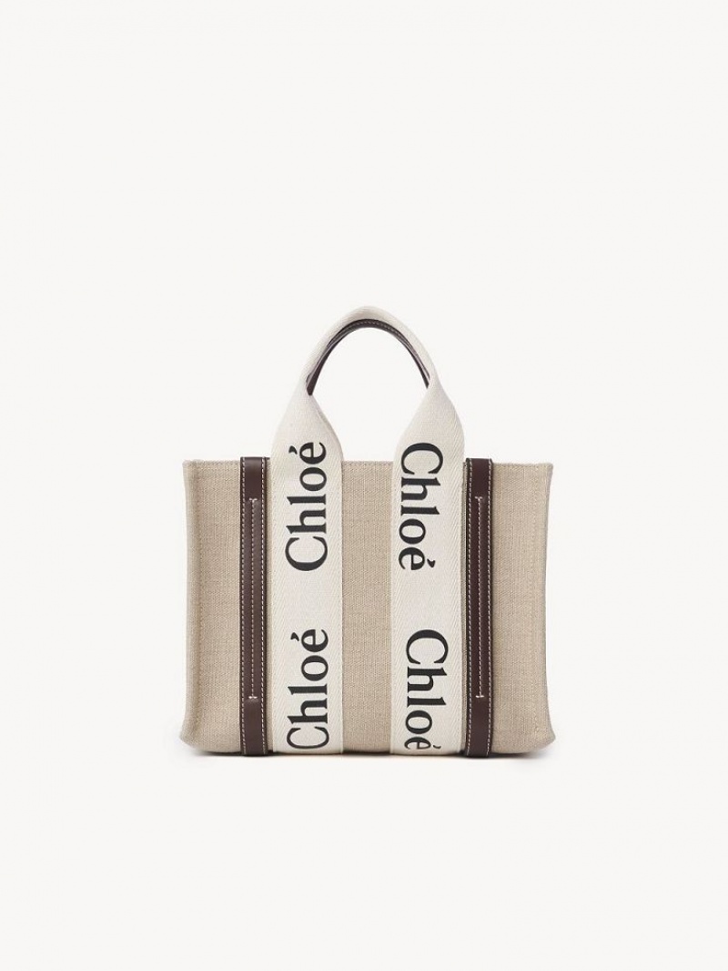 Torby Tote Chloe Small Woody Jasny | CHE-SR13361