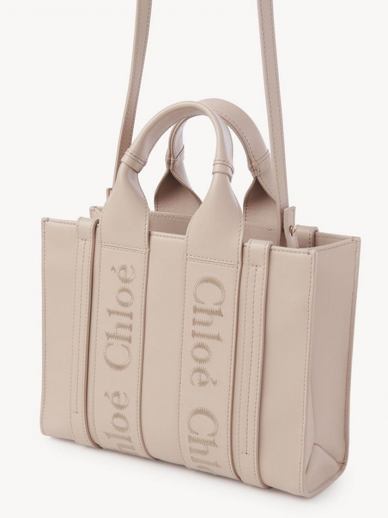 Torby Tote Chloe Small Woody Różowe | CHE-SR13374