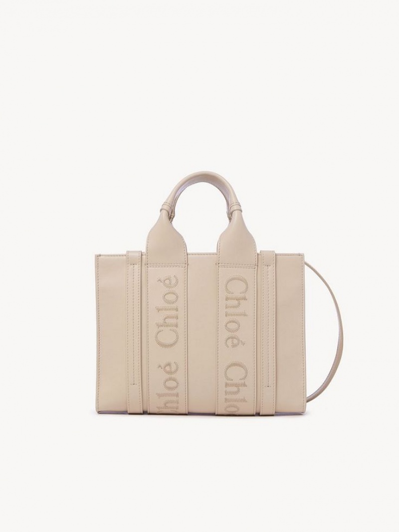 Torby Tote Chloe Small Woody Różowe | CHE-SR13374