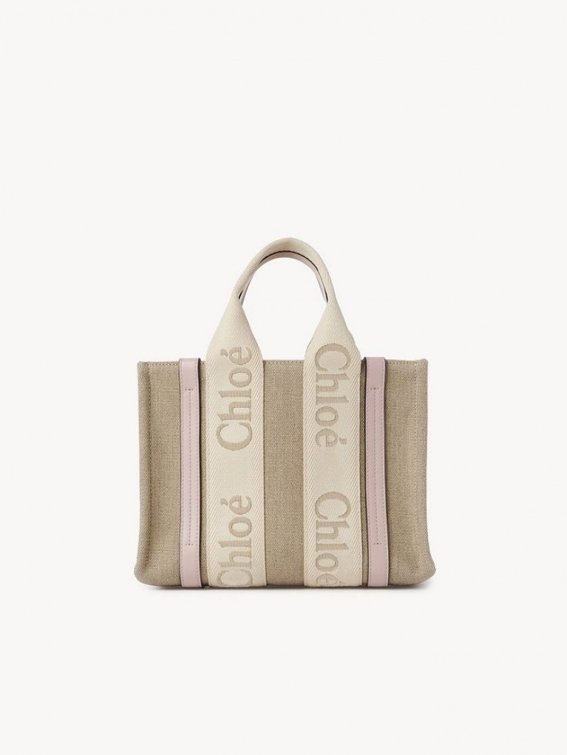 Torby Tote Chloe Small Woody Szare | CHE-SR13312