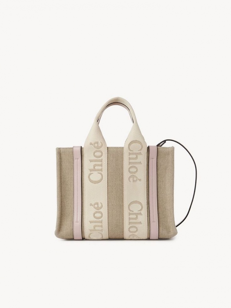 Torby Tote Chloe Small Woody Szare | CHE-SR13312