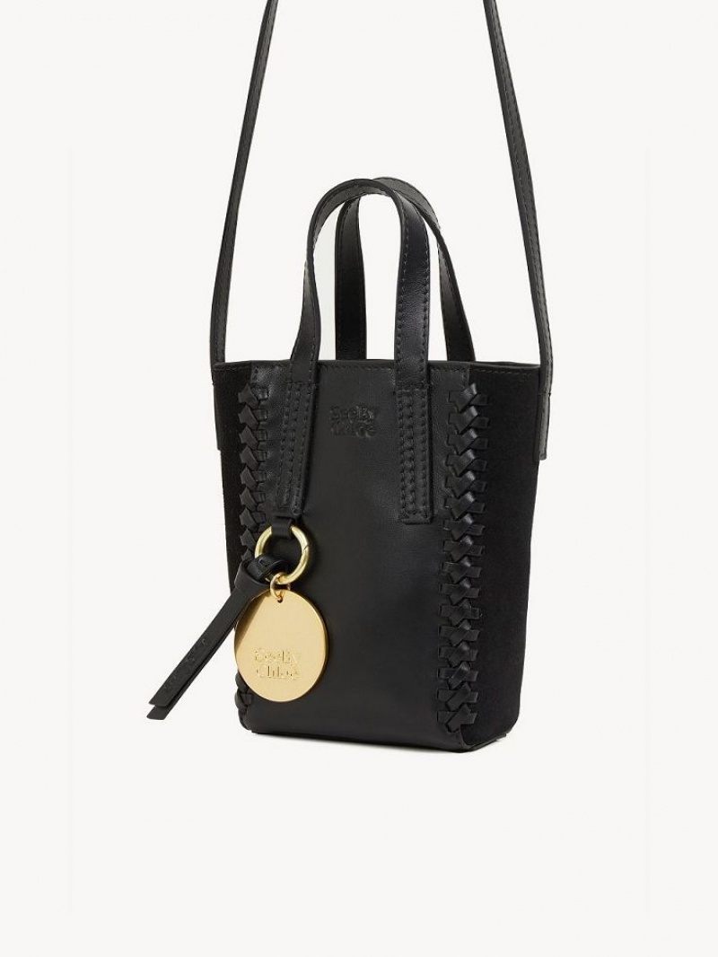 Torby Tote Chloe Tilda Mini Czarne | CHE-SR14708