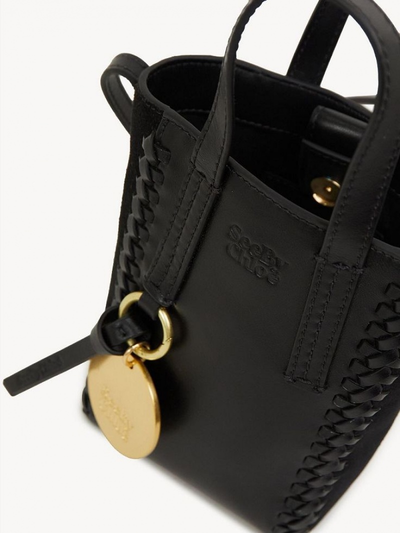 Torby Tote Chloe Tilda Mini Czarne | CHE-SR14708