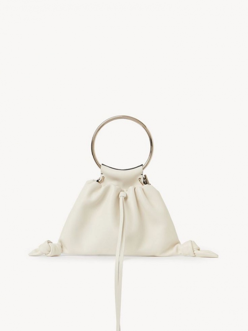 Torebki Małe Chloe Arlène Pouch Białe Czarne | CHE-SR13739