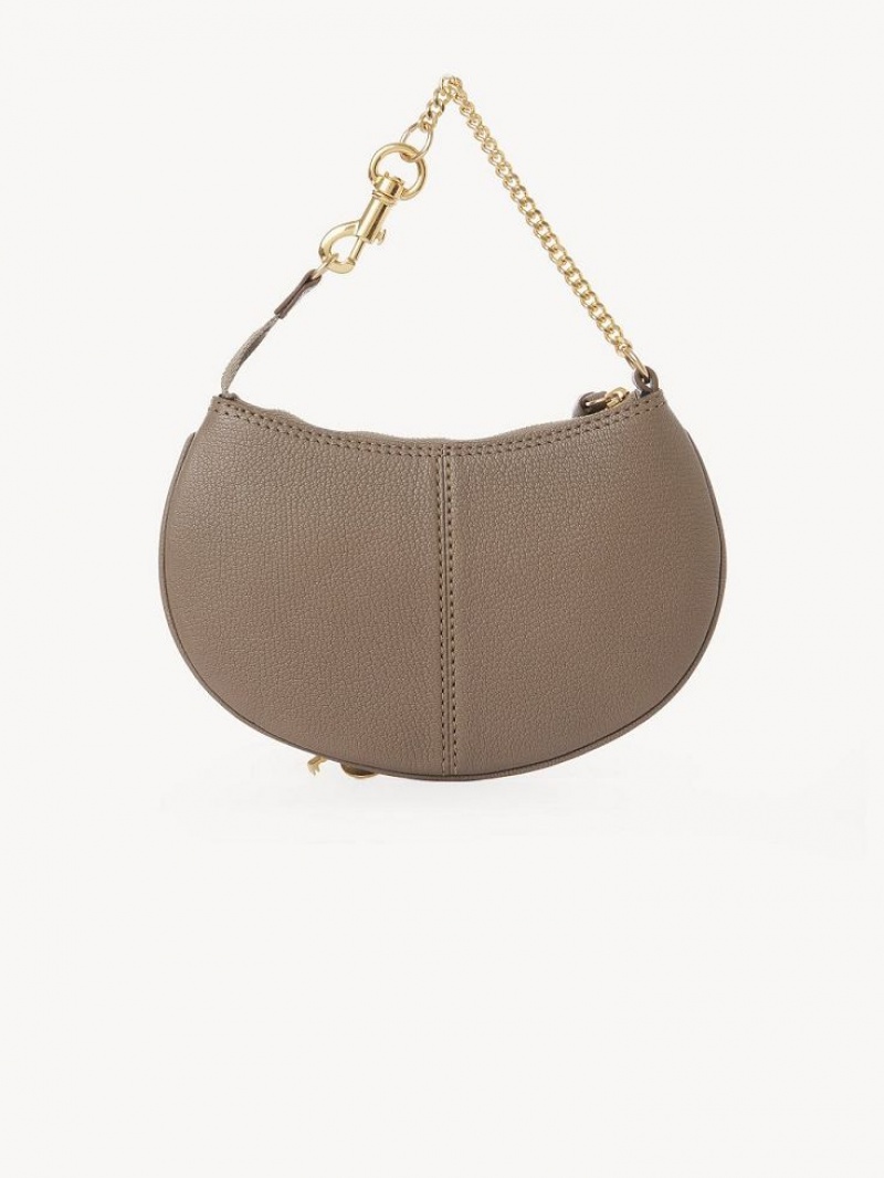 Torebki Małe Chloe Hana Clutch Szare | CHE-SR14769