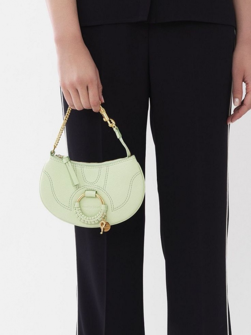 Torebki Małe Chloe Hana Clutch Zielone | CHE-SR14770