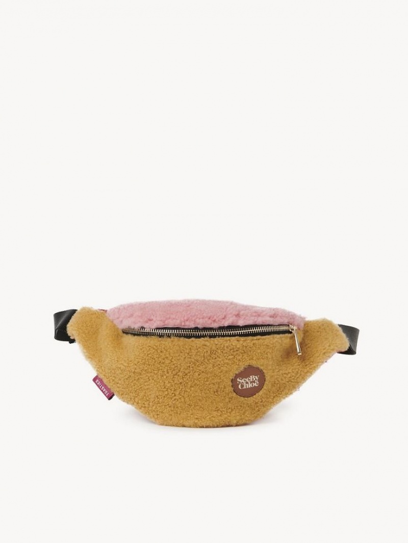 Torebki Małe Chloe Huggy Banana Belt Brązowe | CHE-SR14729