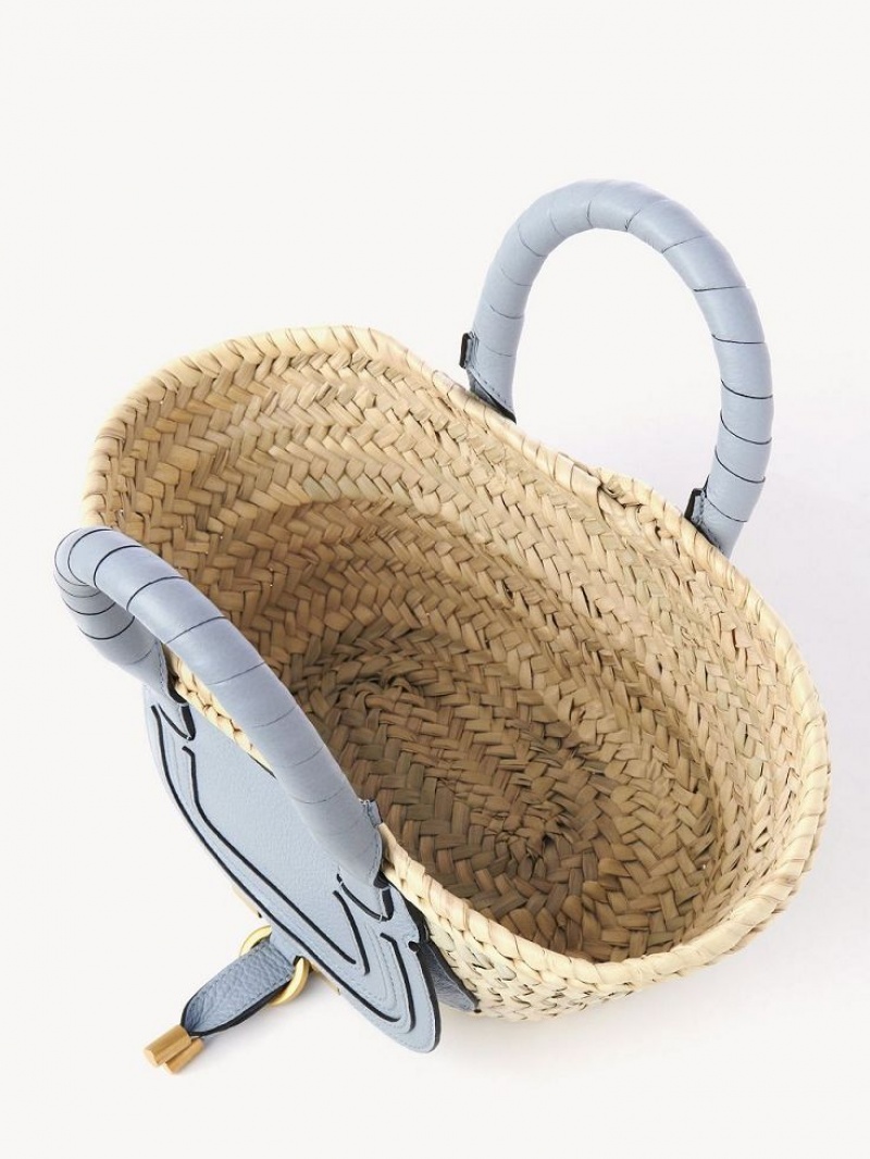 Torebki Małe Chloe Marcie Basket Niebieskie | CHE-SR13661