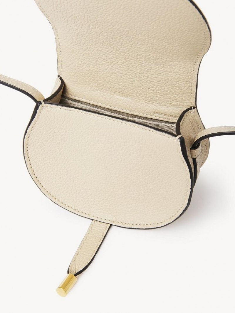 Torebki Małe Chloe Marcie Nano Saddle Beżowe | CHE-SR13683