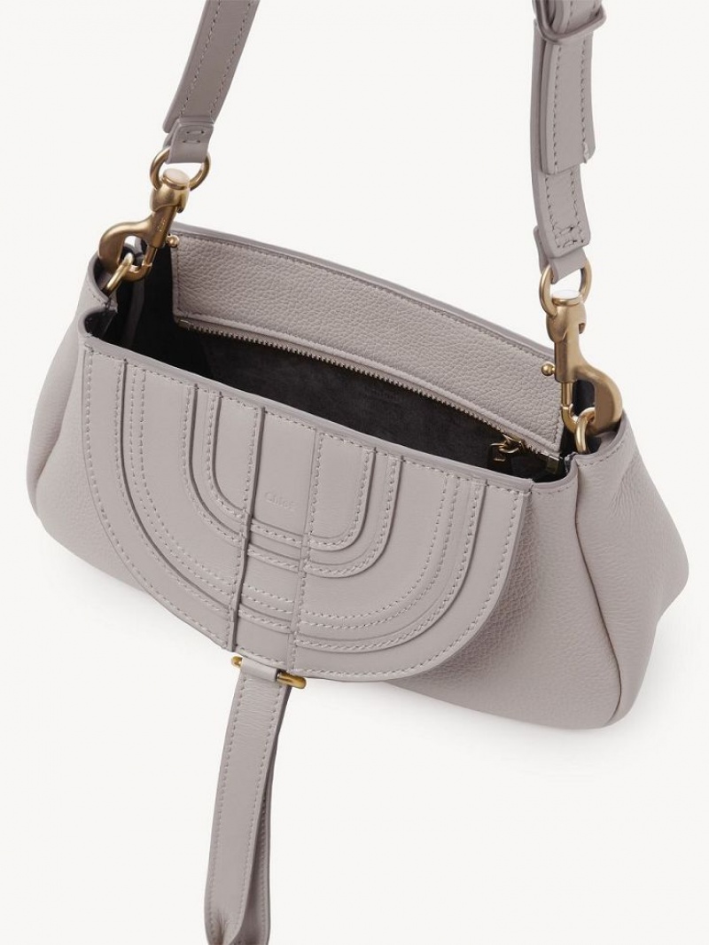 Torebki Małe Chloe Marcie Small Clutch Szare | CHE-SR13680