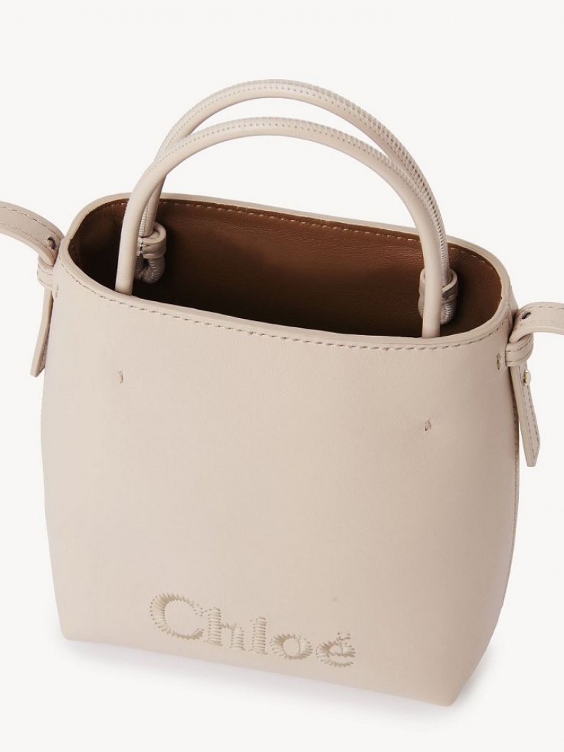 Torebki Małe Chloe Sense Tote Różowe | CHE-SR13719