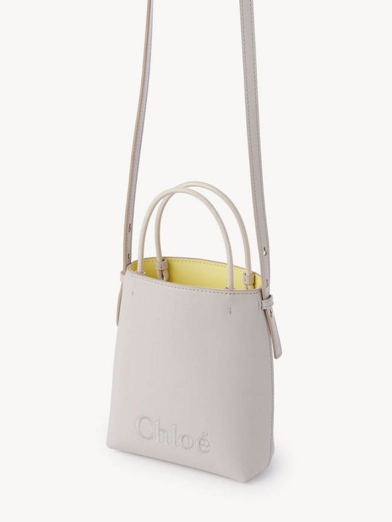 Torebki Małe Chloe Sense Tote Szare | CHE-SR13734