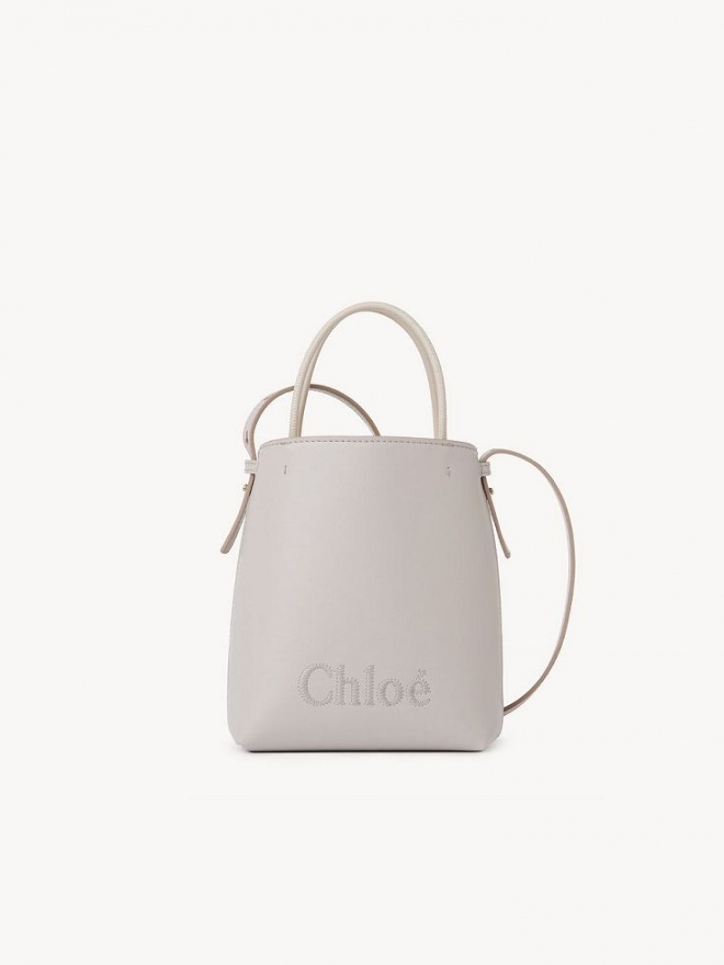 Torebki Małe Chloe Sense Tote Szare | CHE-SR13734