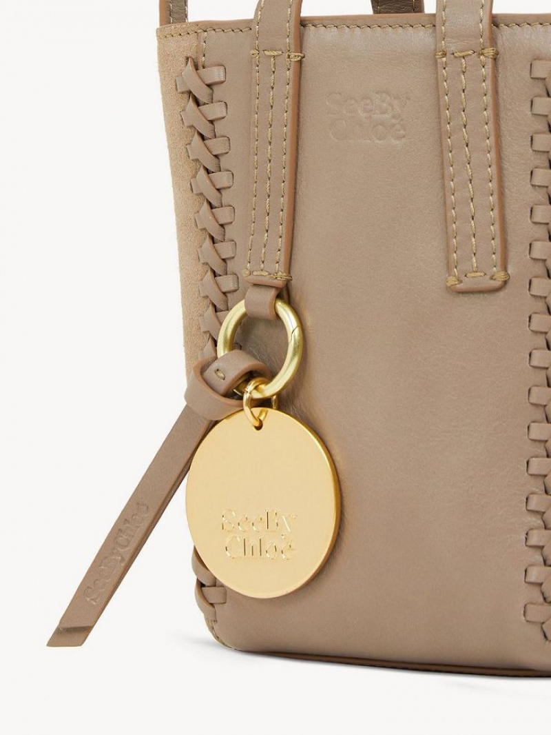 Torebki Małe Chloe Tilda Tote Szare | CHE-SR14751