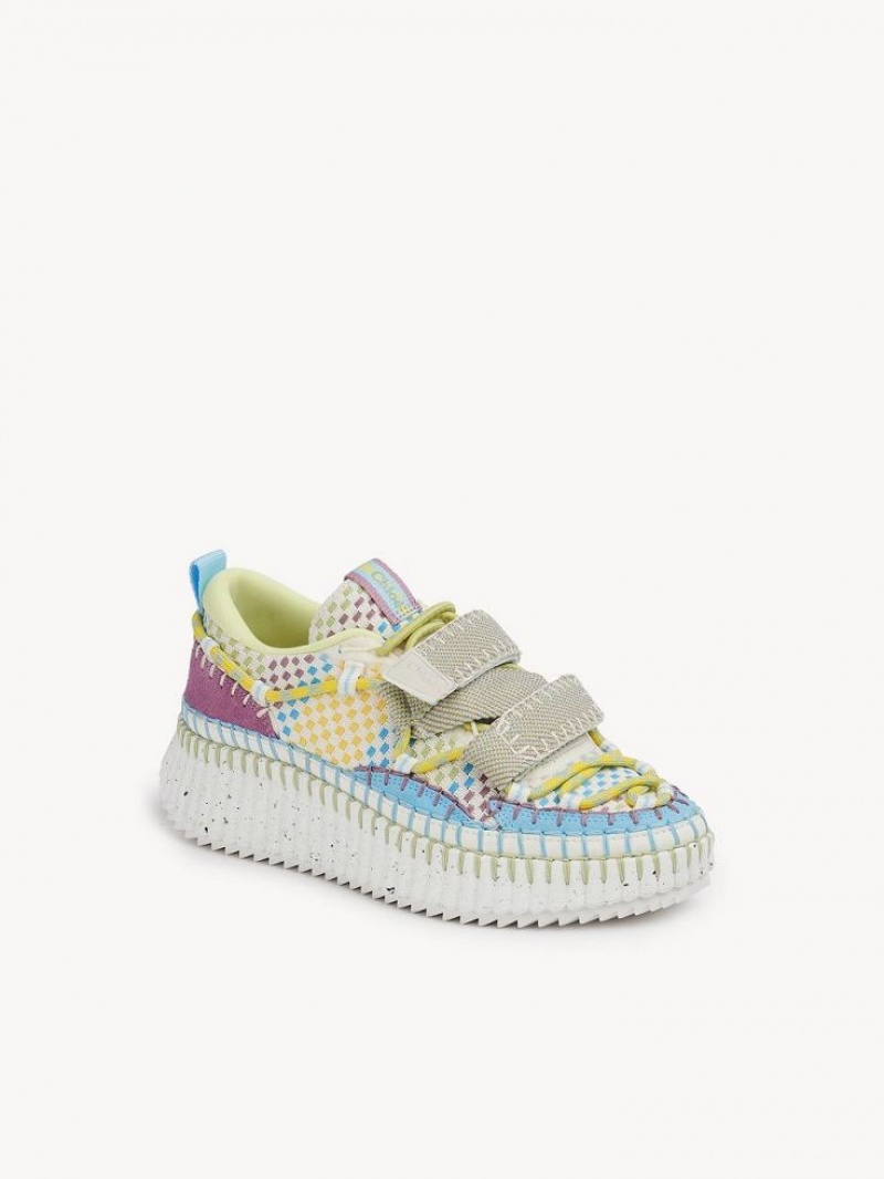 Trampki Chloe Nama Slip-on Niebieskie | CHE-SR14192