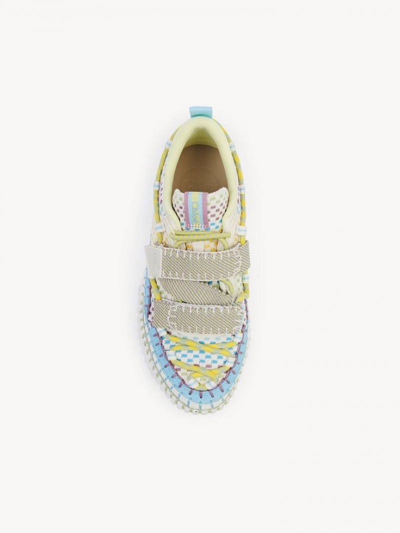 Trampki Chloe Nama Slip-on Niebieskie | CHE-SR14192